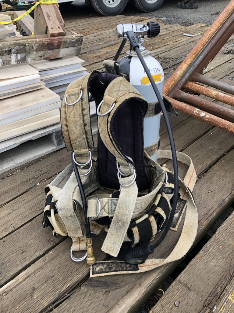 The equipment of a Commercial Diver