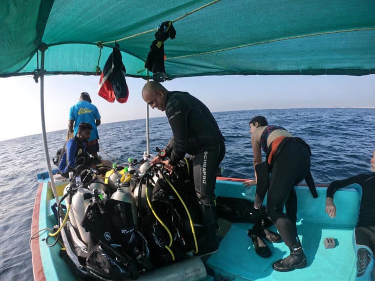 Boat Diving in Puducherry