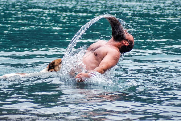 An Awesome Beard Water Flip