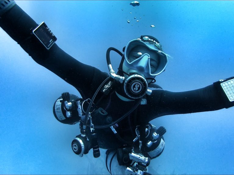 Female Tech and Cave Diver, Miranda Bowman